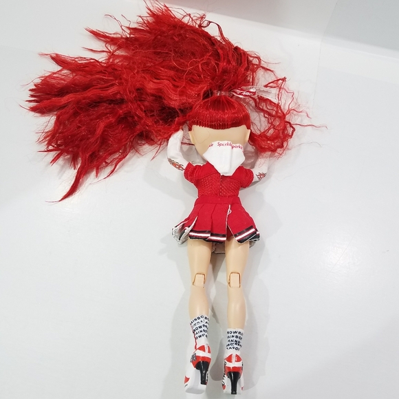 L.O.L SURPRISE RAINBOW HIGH CHEER RUBY ANDERSON RED FASHION CHEERLEADER DOLL 10" - Picture 10 of 11